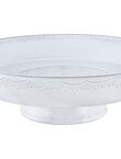 Footed Fruit Bowl, White, medium
