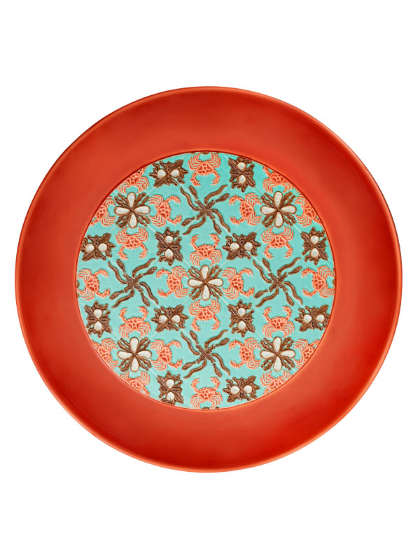 Panel Plate with Crab, , large
