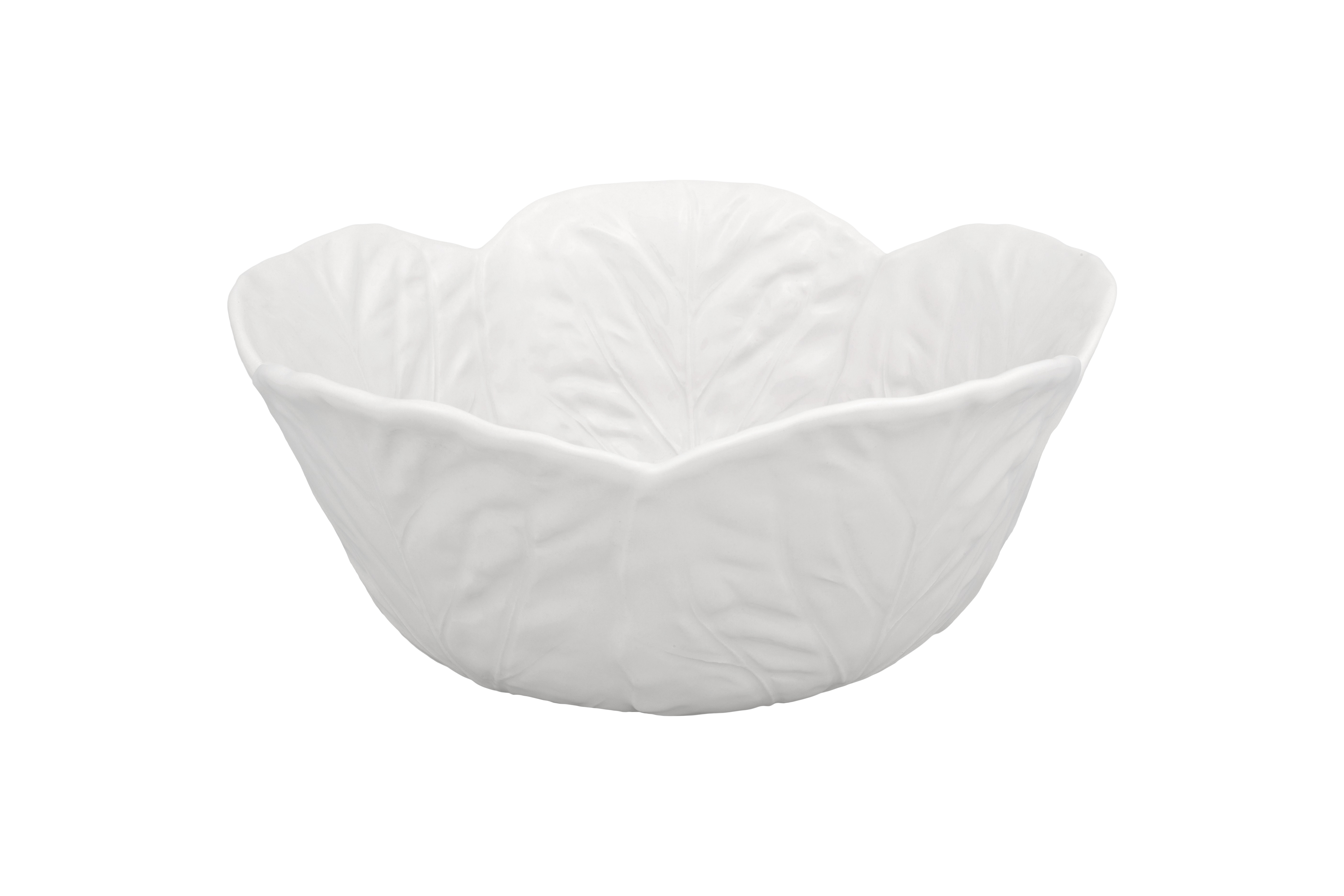 Small Salad Bowl, White, large
