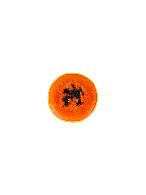 Dessert Plate Papaya, , large